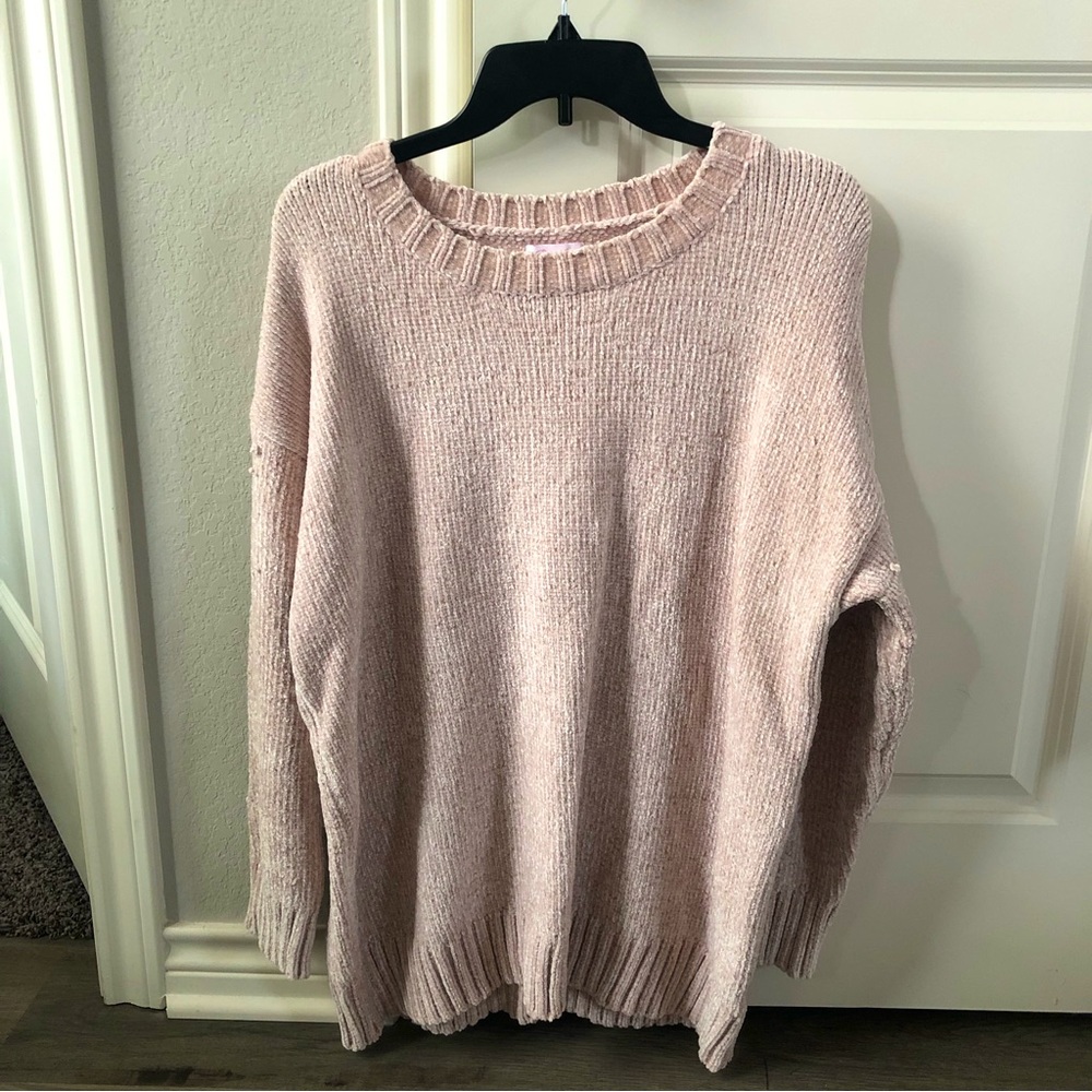 Pink Lily Chenille Sweater